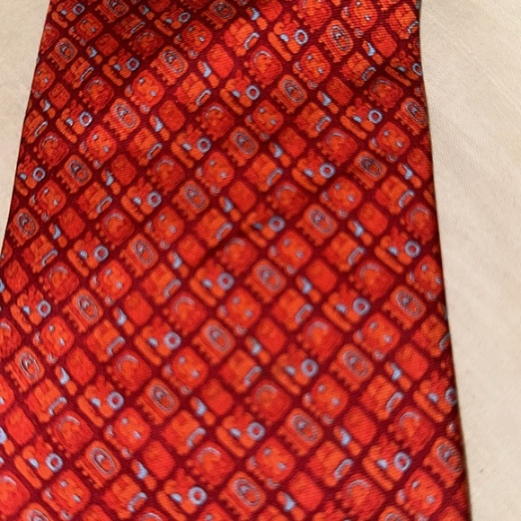 Pineda Covalin Silk Neck Tie Escrituras Maya - Picture 2 of 5